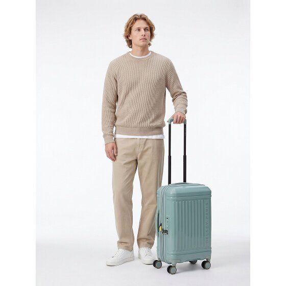 Delsey Paris Lutece 4 roues Valise cabine 55 cm '"avec soufflet d''extension"'
