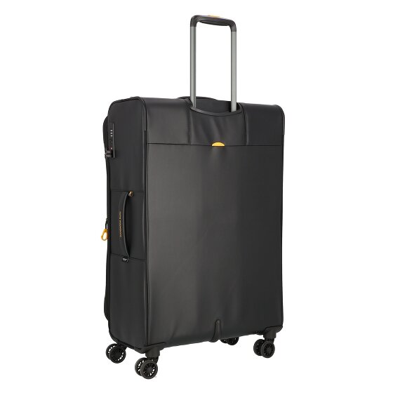 Mandarina Duck Eco Coated 4 roulettes Trolley L 78 cm avec soufflet d'extension