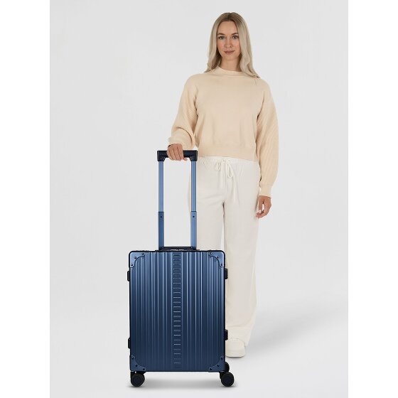 Aleon Valise cabine Traveler Domestic à 4 roues en Aluminium, 55 cm