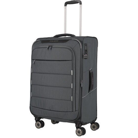 Travelite Skaii 4 roues Valise cabine 67 cm avec soufflet d'extension