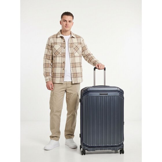Piquadro PQ-Light 4 roues Valise cabine 78 cm '"avec soufflet d''extension"'