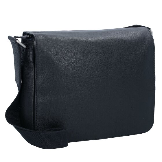 Leonhard Heyden Berlin Messenger Sac à bandoulière en cuir 32 cm Compartiment pour ordinateur portable