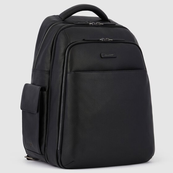 Piquadro Modus Daypack Cuir véritable 42 cm Compartiment ordinateur