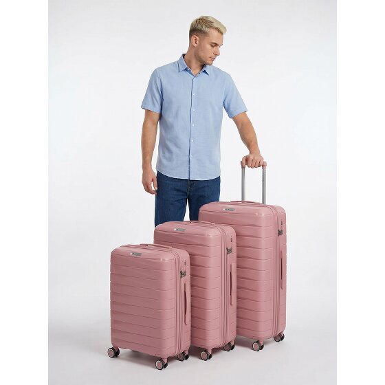 Franky London 4 roues Set de valises 3 pièces avec soufflet d'extension