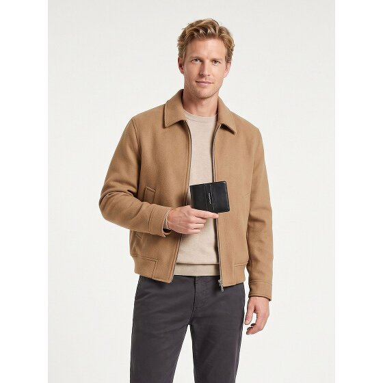 Piquadro Victor Porte-monnaie Protection RFID Cuir véritable 11 cm