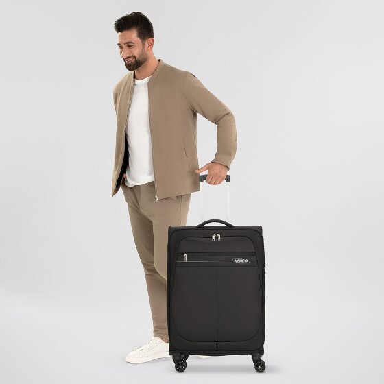 American Tourister Deep Dive 4 roulettes Trolley 67 cm avec soufflet d'extension