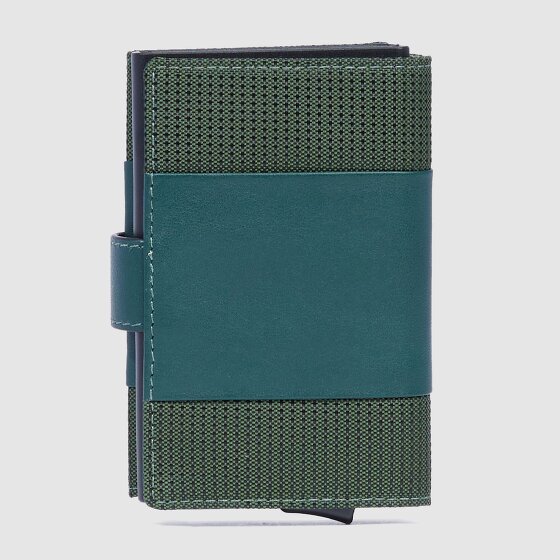 Piquadro PQ-Earth Étui pour cartes de crédit Protection RFID Cuir 6.5 cm