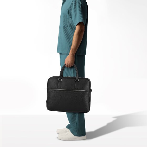 Boss New Crosstown Porte-documents Cuir 38 cm Compartiment pour ordinateur portable