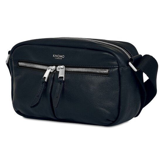 Knomo Luxe Sac à bandoulière Protection RFID Cuir véritable 23 cm