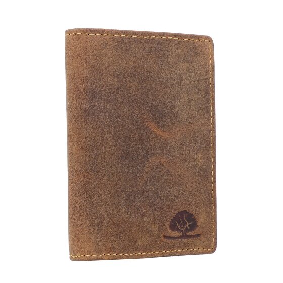 Greenburry Porte-cartes d'identité vintage RFID en cuir 9 cm