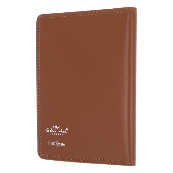 Golden Head Etui pour cartes d'identité Polo RFID en cuir 9 cm