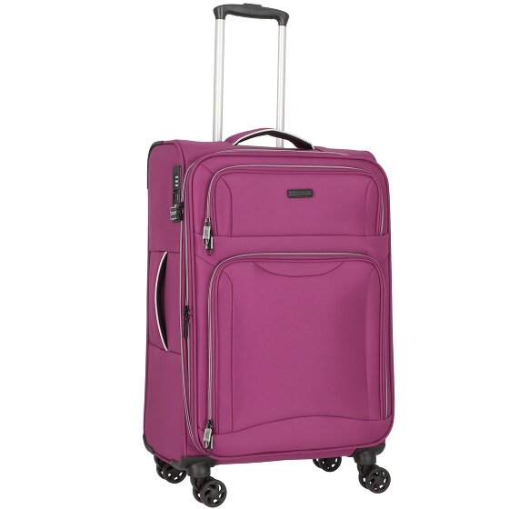 d&n Travel Line 9204 4 roulettes Trolley M 66 cm avec soufflet d'extension