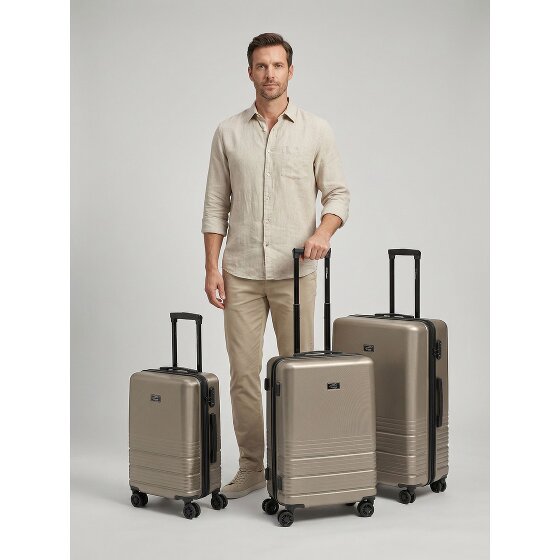 camel active Hanoi 4 roues Set de valises 3 pièces avec soufflet d'extension