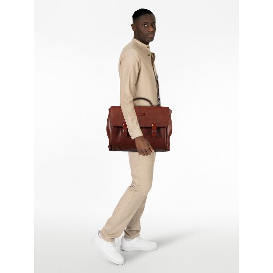 The Bridge Biagio Porte-documents Messenger Cuir véritable 41 cm Compartiment ordinateur