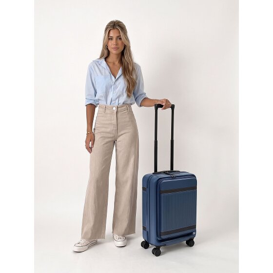 The Chesterfield Brand Zuna 4 roues Valise cabine S 55 cm Compartiment ordinateur