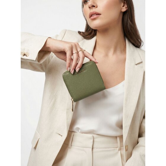 Lazarotti Bologna Leather Medium Porte-monnaie Zip-Around en cuir 10 cm