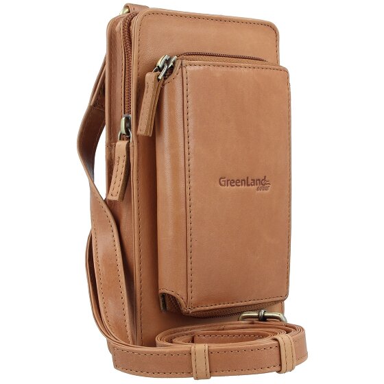 Greenland Nature Nature Soft Pochette pour téléphone portable Cuir véritable 11 cm