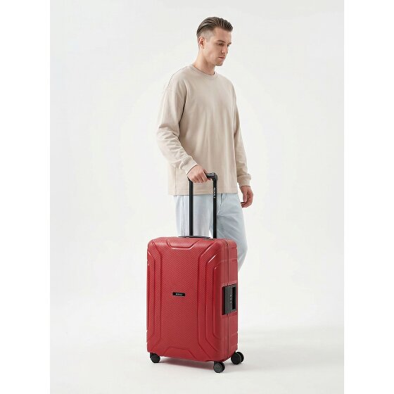 Redolz Essentials 15 trolley à 4 roulettes 65 cm avec fermeture à trois points