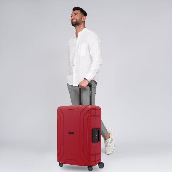 Redolz Essentials 15 trolley à 4 roulettes 65 cm avec fermeture à trois points