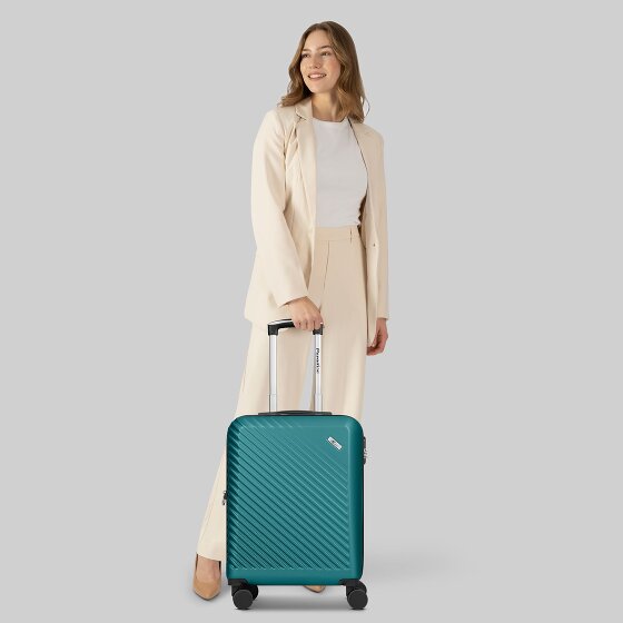 Check.In Paradise 2.0 4 roulettes Trolley de cabine S 55 cm avec soufflet d'extension