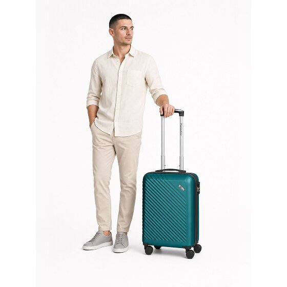 Check.In Paradise 2.0 4 roues Valise cabine S 55 cm avec soufflet d'extension