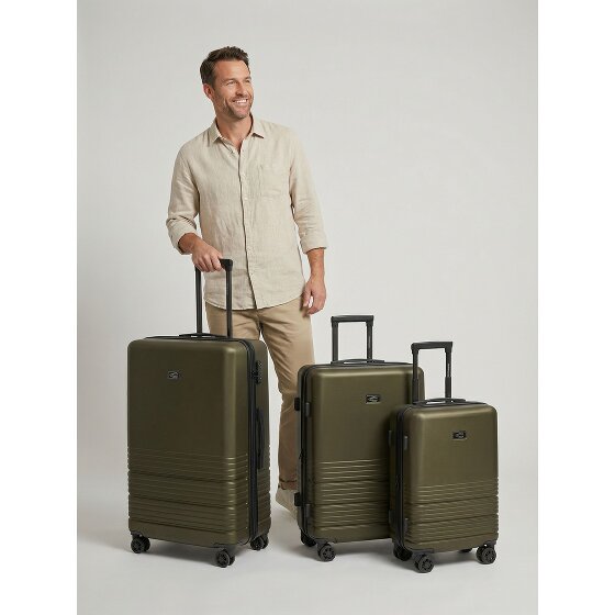 camel active Hanoi 4 roues Set de valises 3 pièces avec soufflet d'extension