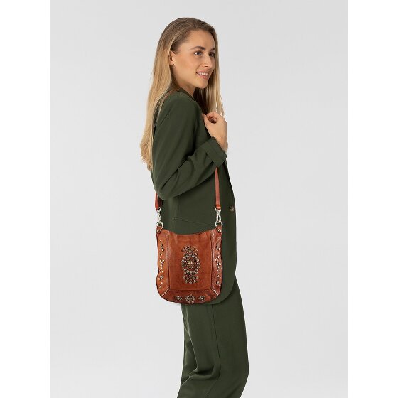 Campomaggi Nora Sac à bandoulière Cuir véritable 26 cm