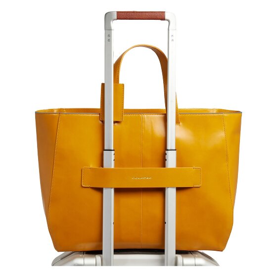 Piquadro Blue Square Sac de shopper Cuir véritable 40 cm