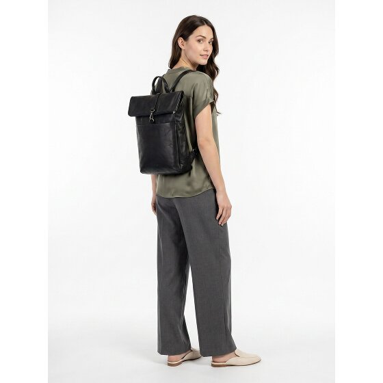 Jost Glasgow Daypack Protection RFID Cuir véritable 42 cm Compartiment ordinateur