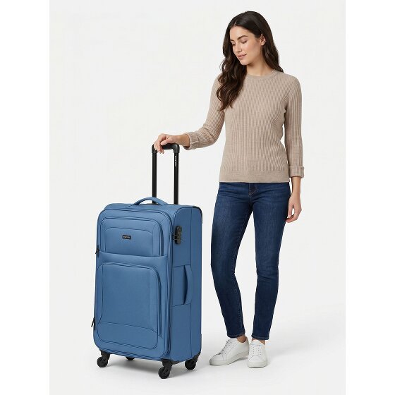 Smartbox Edition 04 4 roues Valise cabine 78 cm avec soufflet d'extension
