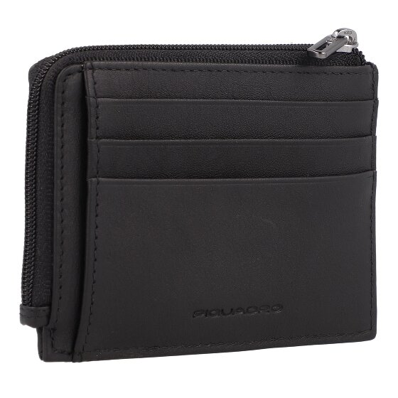 Piquadro Akron Étui pour cartes de crédit Protection RFID Cuir 11.5 cm