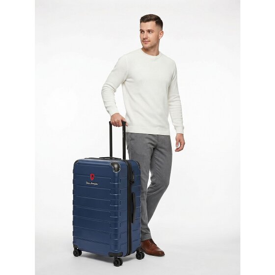 Tonino Lamborghini Milano 4 roues Valise cabine L 72 cm avec soufflet d'extension