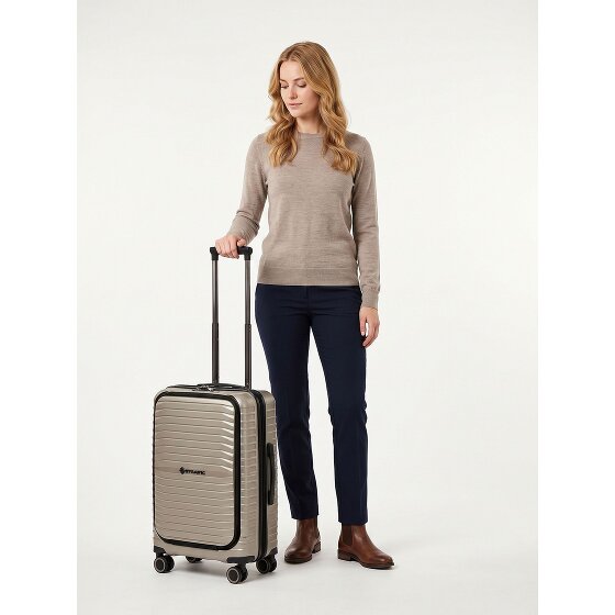 Stratic Bright + 4 roues Valise cabine 55 cm Compartiment ordinateur