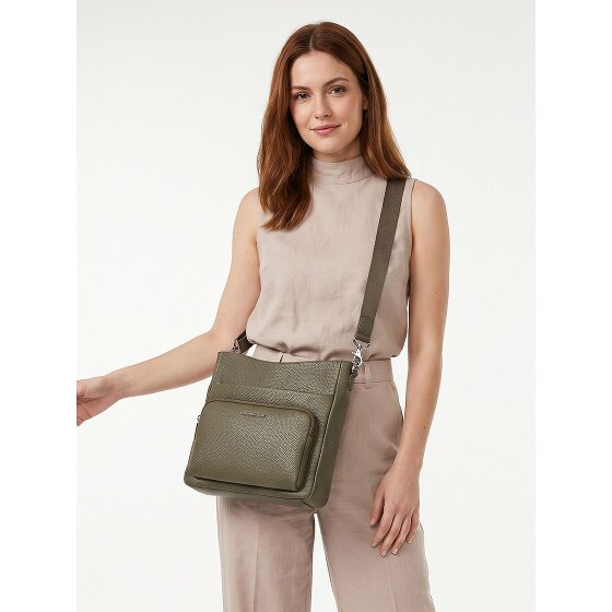 Mandarina Duck Mellow Leather Sac à bandoulière Cuir véritable 30 cm