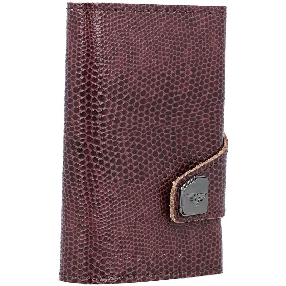 Tru Virtu Click & Slide Porte-cartes de crédit RFID en cuir 6,5 cm