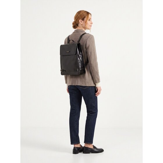 The Bridge Monica Daypack Cuir véritable 37 cm Compartiment ordinateur