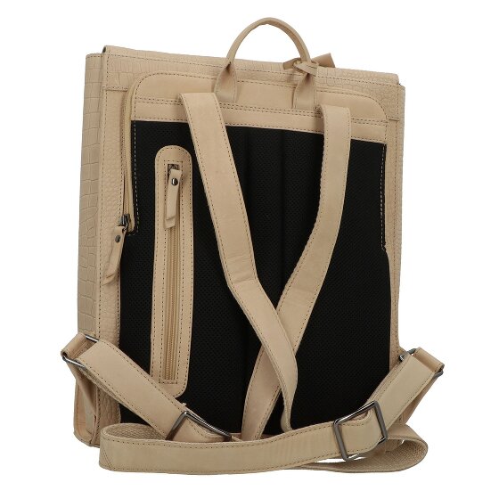 Burkely Casual Carly Daypack Cuir véritable 30 cm Compartiment ordinateur