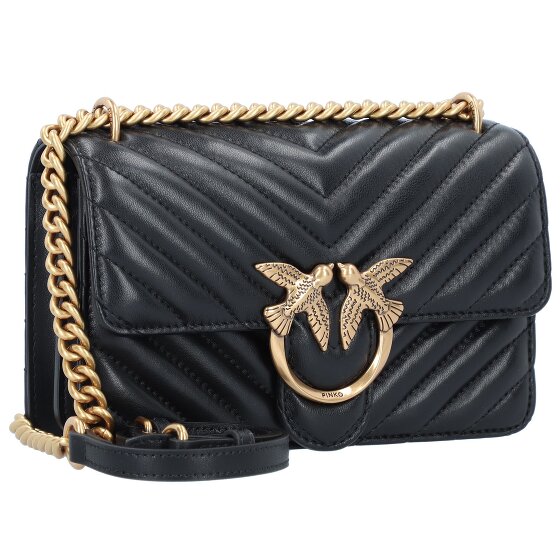 PINKO Love One Sac à bandoulière Cuir véritable 21 cm