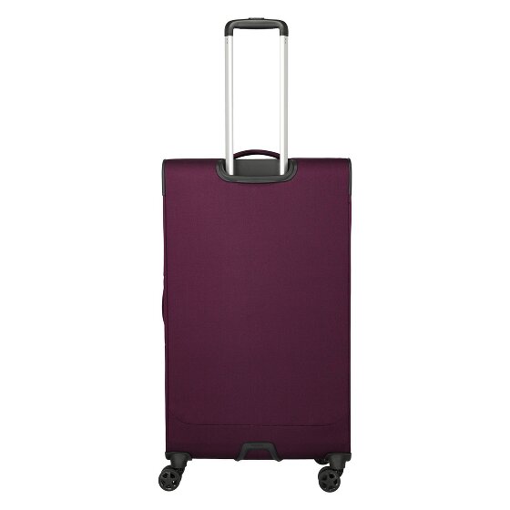 Travelite Cubis 4 roues Valise cabine L 83 cm avec soufflet d'extension