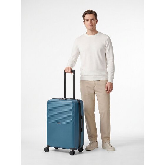Pack Easy Jet 4 roues Valise cabine M 64 cm avec soufflet d'extension