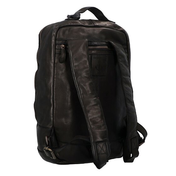 Harbour 2nd Blake Daypack Cuir véritable 38 cm Compartiment ordinateur