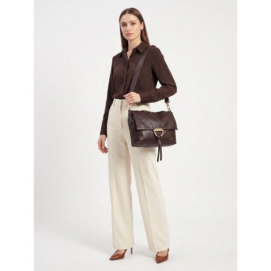 abro Temi Sac à bandoulière Cuir véritable 31 cm