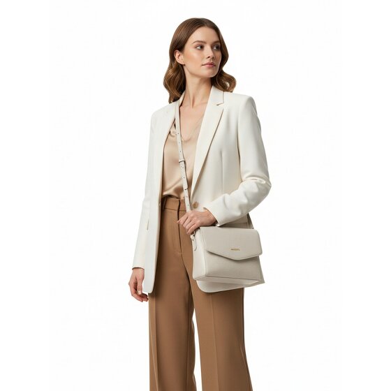 Lazarotti Bologna Leather Crossbody Sac à bandoulière en cuir 22 cm