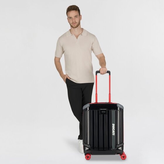 Piquadro Piquadro x Ducati 4 roues Valise cabine 55 cm