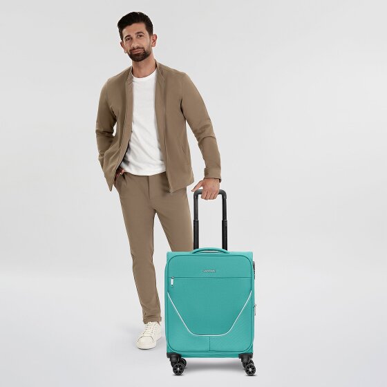 Stratic taska 4-roues trolley cabine S 55 cm avec soufflet d'extension