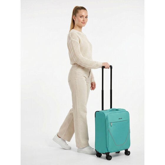 Stratic taska 4 roues Valise cabine S 55 cm avec soufflet d'extension