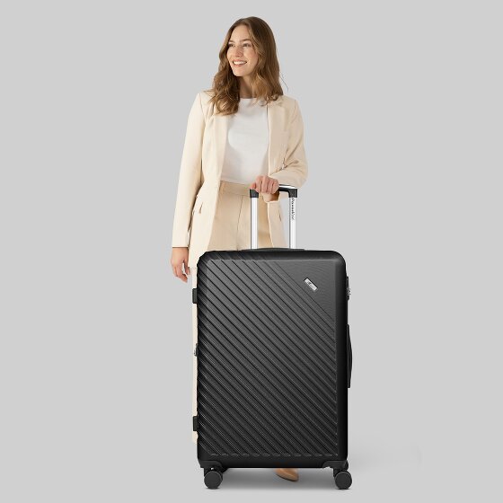 Check.In Paradise 2.0 4 roulettes Trolley L 78 cm avec soufflet d'extension