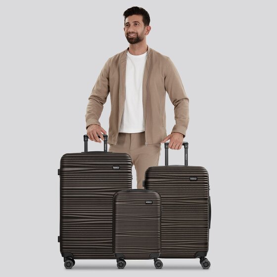 Redolz Essentials 16 3-SET 4 roues Set de valises 3 pièces