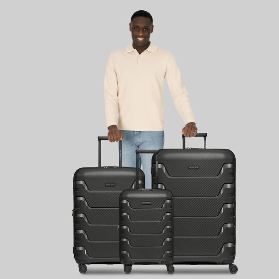 Smartbox Edition 01 4 roulettes Set de valises 3 pièces avec soufflet d'extension