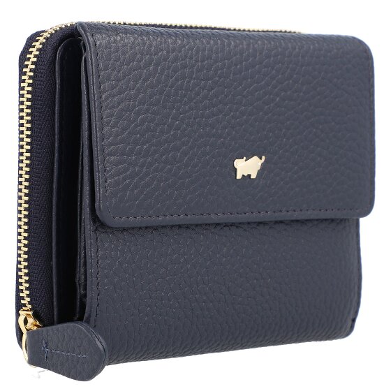 Braun Büffel Asti Porte-monnaie Protection RFID Cuir véritable 12 cm